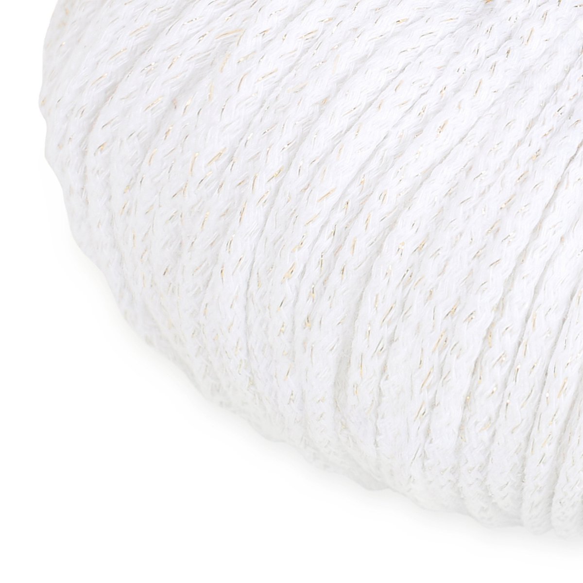 5mm Cotton Cord GOLDEN WHITE 100m - Zuri House
