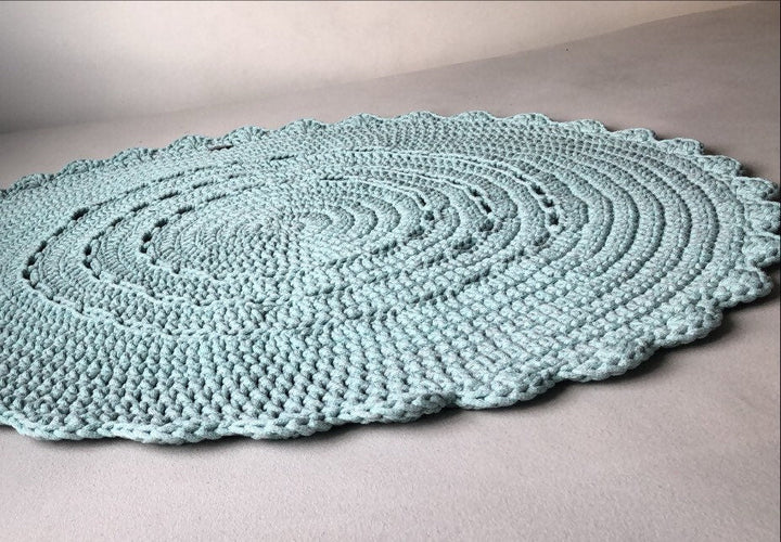 5mm Cotton Cord MARL MINT 100m - Zuri House