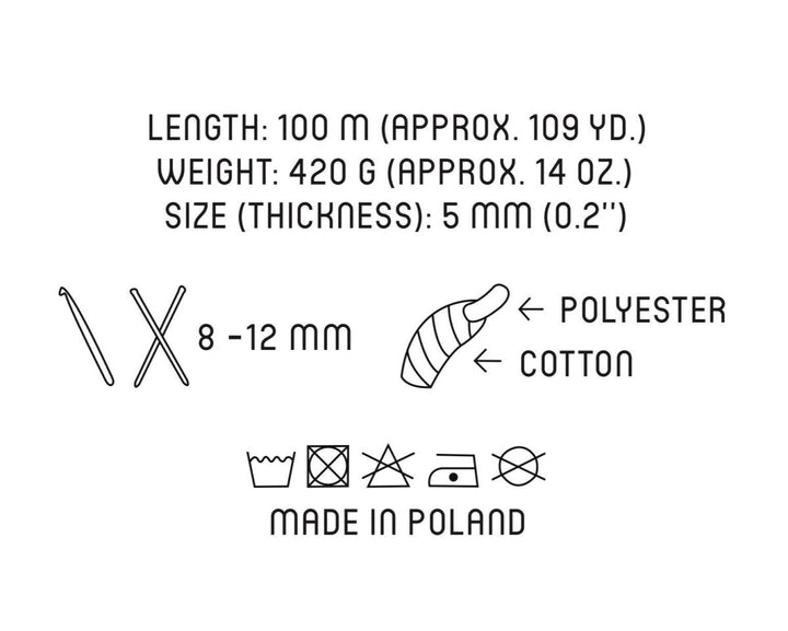 5mm Cotton Cord OATMEAL 100m - Zuri House