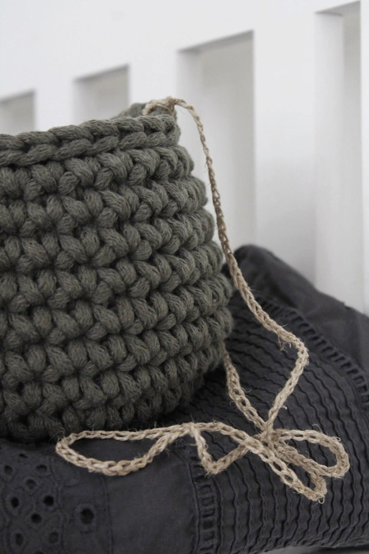 5mm Cotton Cord OLIVE GREEN 100m - Zuri House