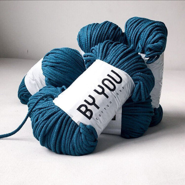 5mm Cotton Cord PETROL 100m - Zuri House
