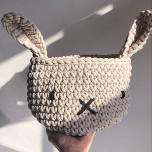 Bunny Basket IVORY - Zuri House
