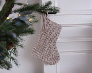 Crochet Christmas Stocking | OATMEAL