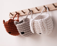 Crochet bunny basket | OATMEAL