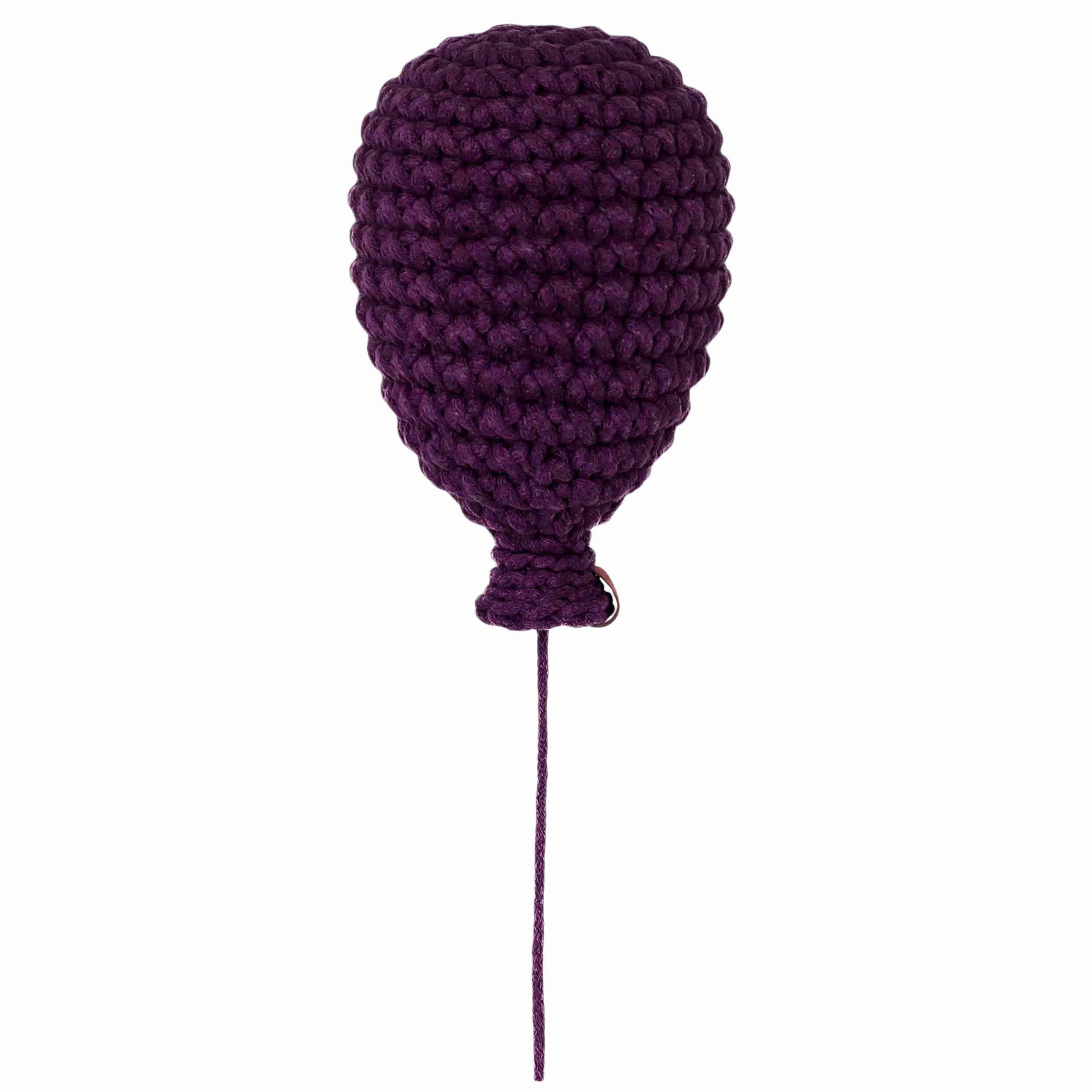 Crochet balloon | AUBERGINE