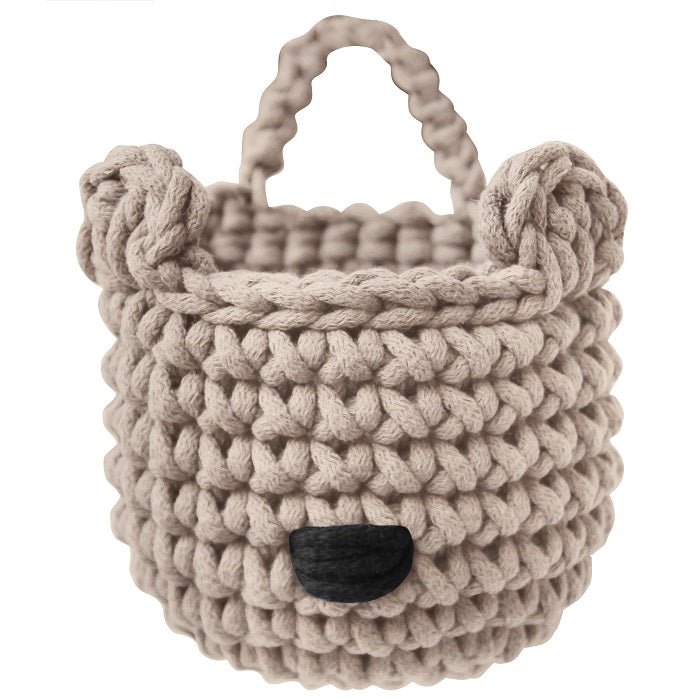 Bear basket | BEIGE - Zuri House