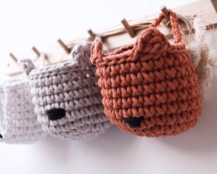 Bear basket | CINNAMON - Zuri House