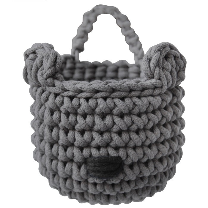 Bear basket | DARK GREY - Zuri House