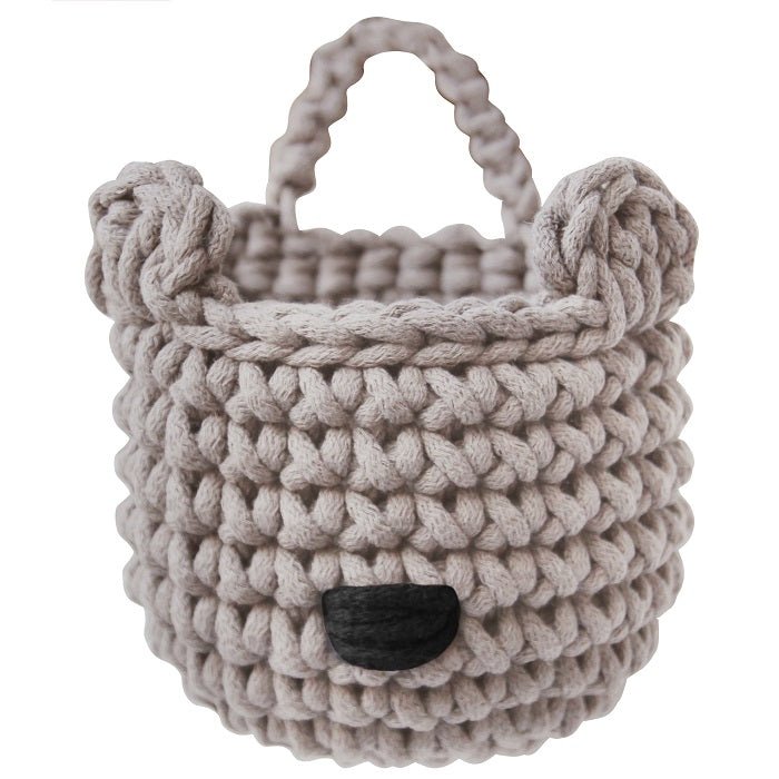 Bear basket | OATMEAL - Zuri House