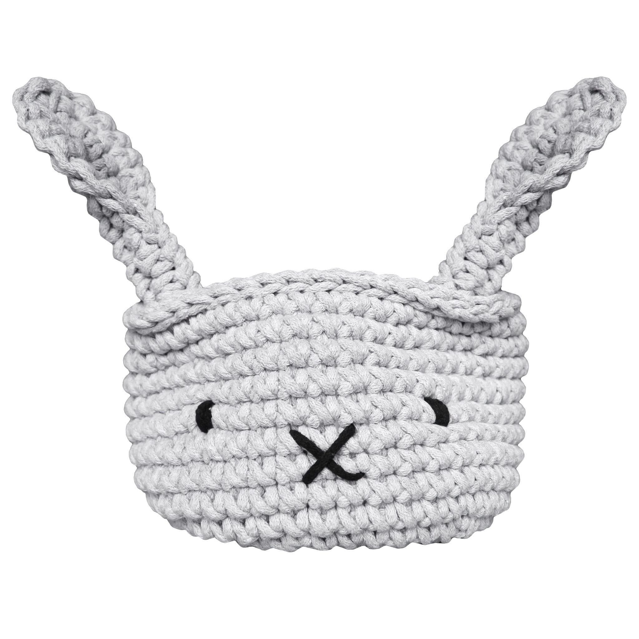 Bunny Basket LIGHT GREY - Zuri House