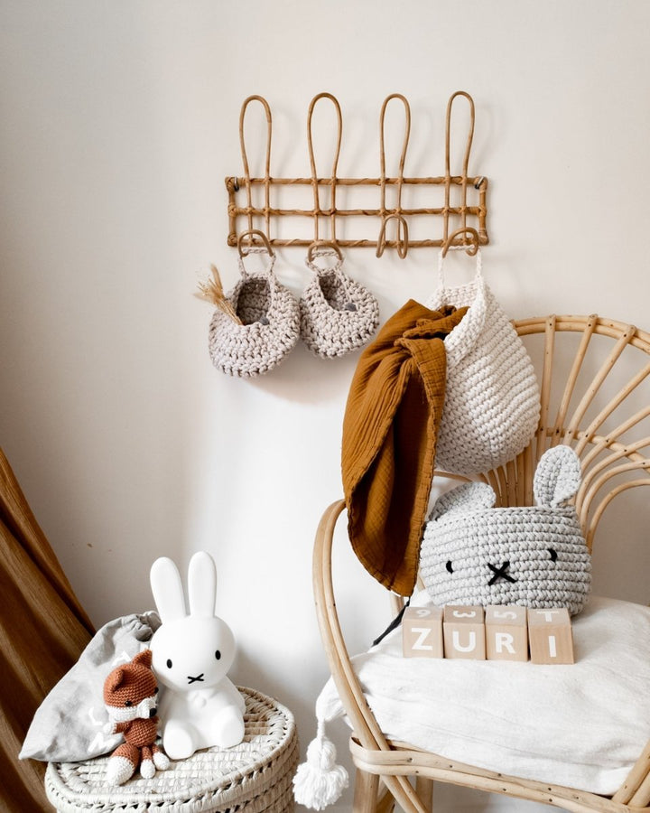 Bunny Basket | LIGHT GREY - Zuri House