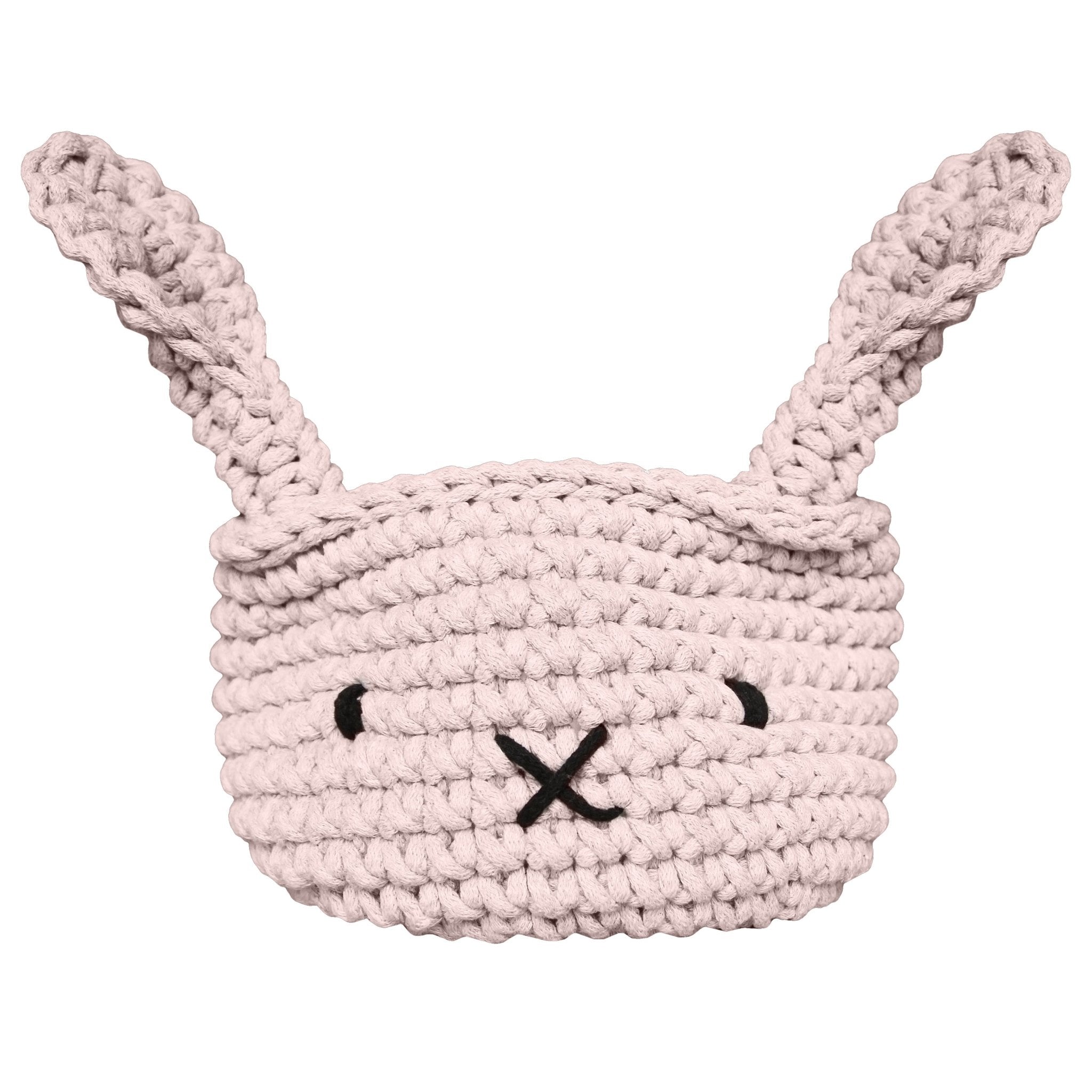 Bunny Basket POWDER PINK - Zuri House