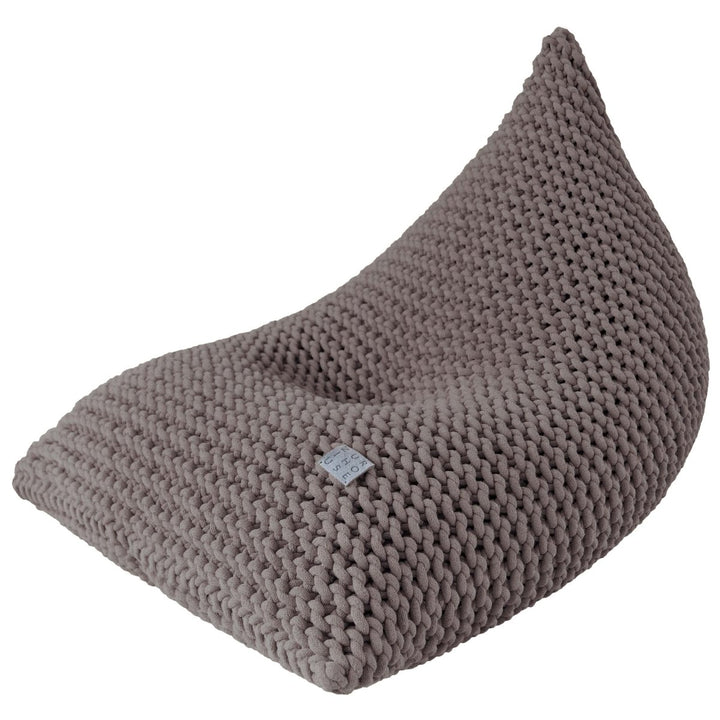 Chunky knitted bean bag | MOCHA - Zuri House