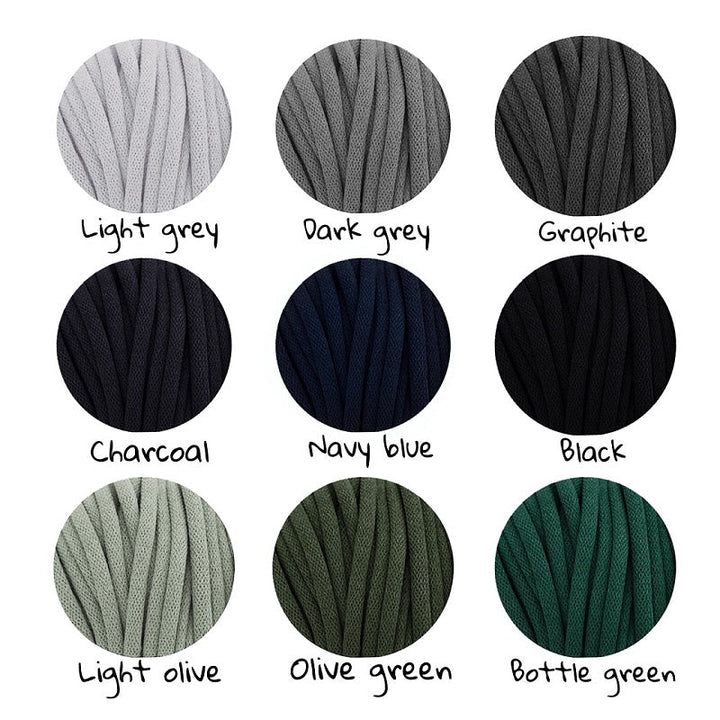 Chunky knitted bolster footrest | BOTTLE GREEN - Zuri House