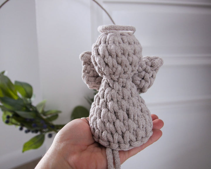 Crochet Angel | OATMEAL - Zuri House