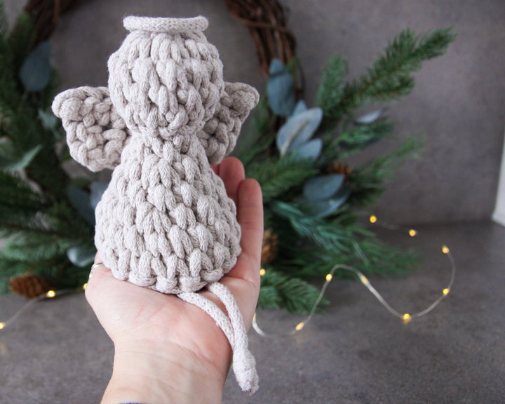 Crochet Angel | OATMEAL - Zuri House