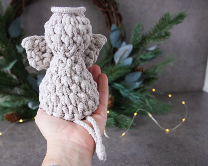 Crochet Angel | OATMEAL - Zuri House