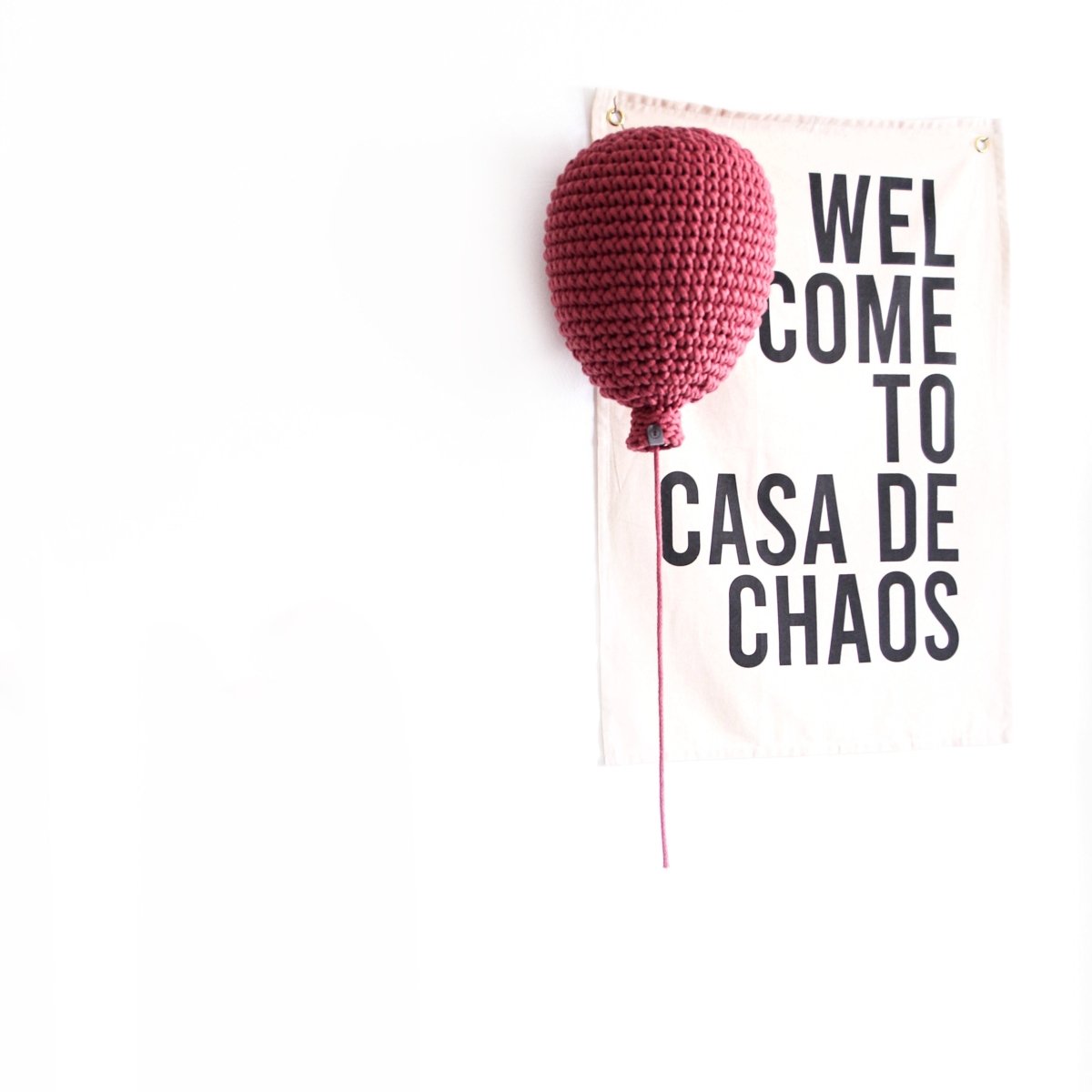 Crochet balloon | OLD ROSE - Zuri House