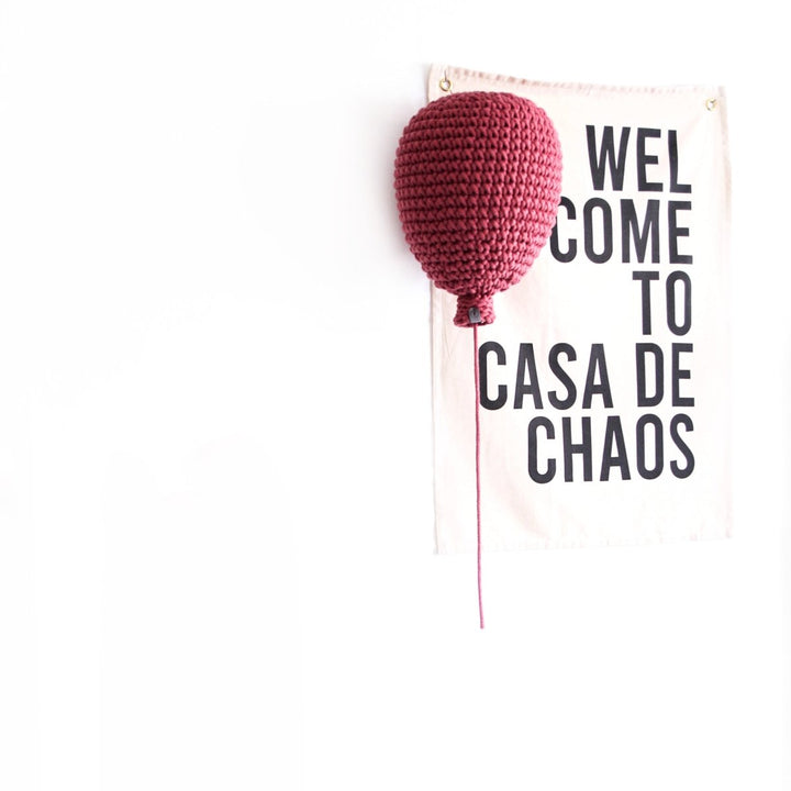Crochet balloon | OLD ROSE - Zuri House
