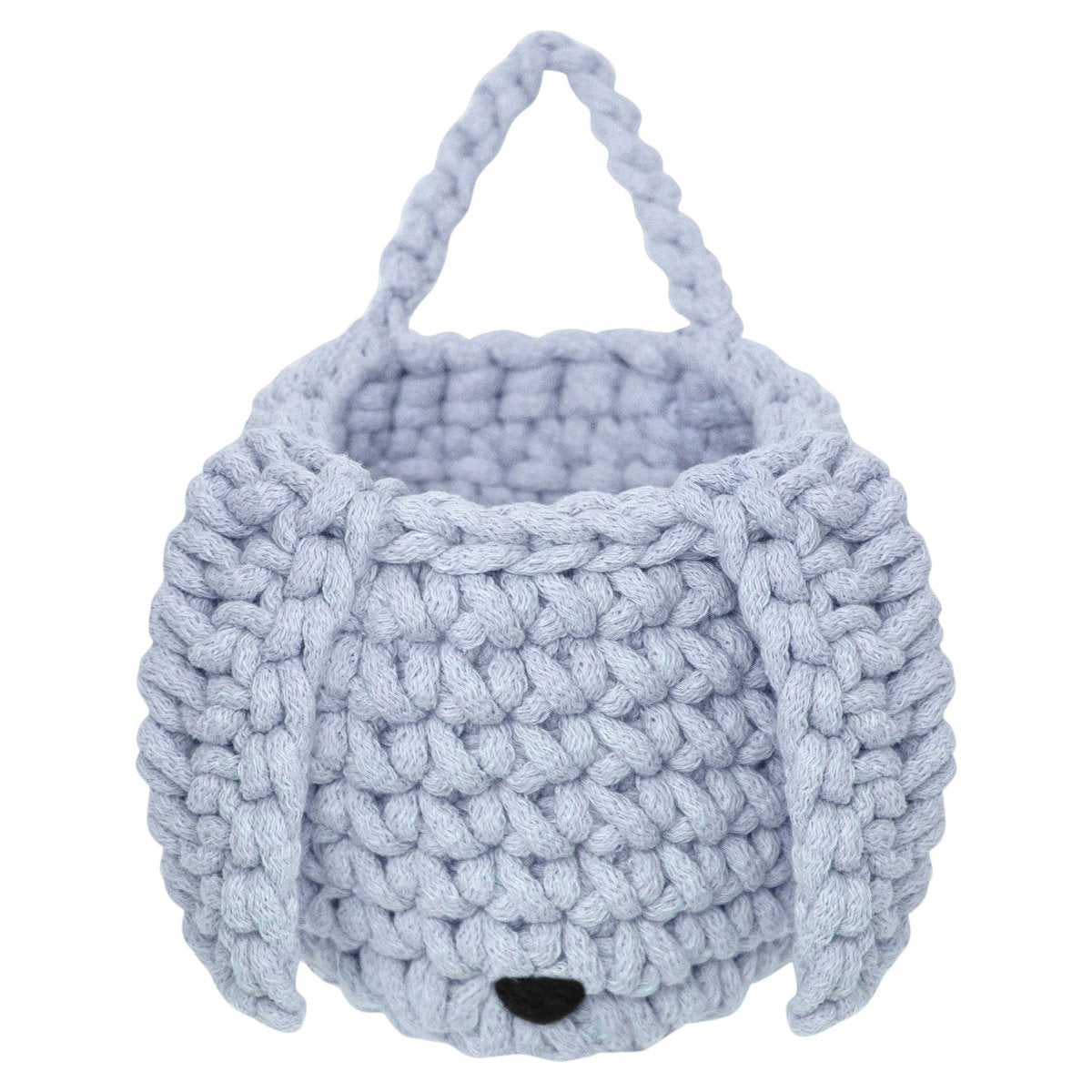 Crochet bunny basket | BABY BLUE - Zuri House
