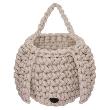 Crochet bunny basket | BEIGE - Zuri House
