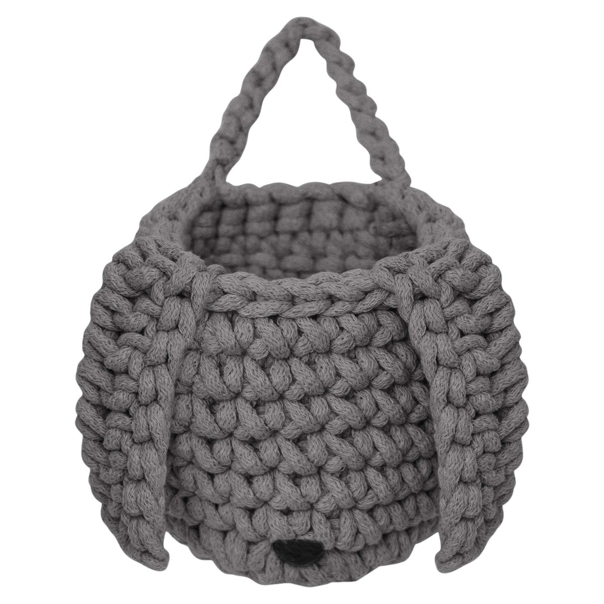 Crochet bunny basket | GREY - Zuri House