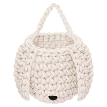 Crochet bunny basket | IVORY - Zuri House