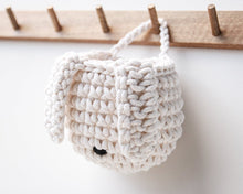 Crochet bunny basket | IVORY - Zuri House
