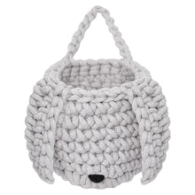 Crochet bunny basket | LIGHT GREY - Zuri House