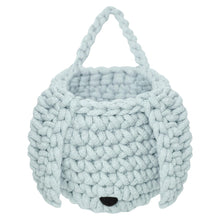 Crochet bunny basket | MARL MINT - Zuri House