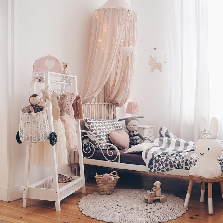 Crochet doily rug | BEIGE - Zuri House