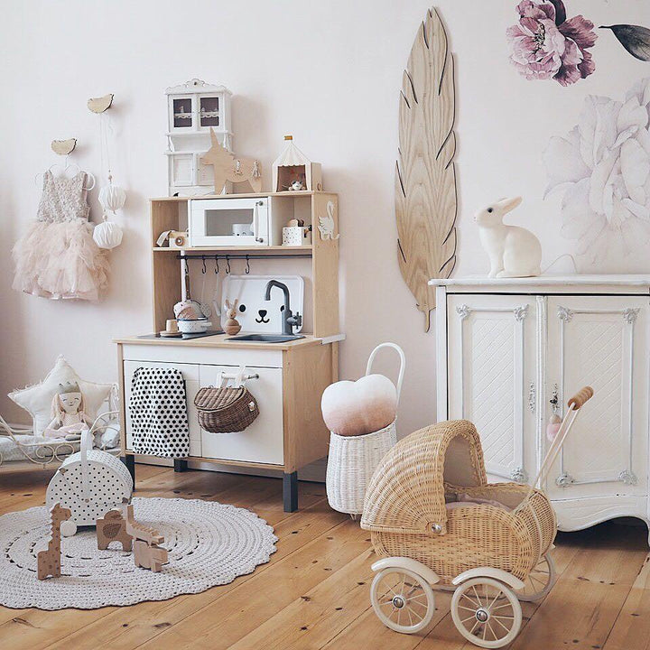 Crochet doily rug | BEIGE - Zuri House