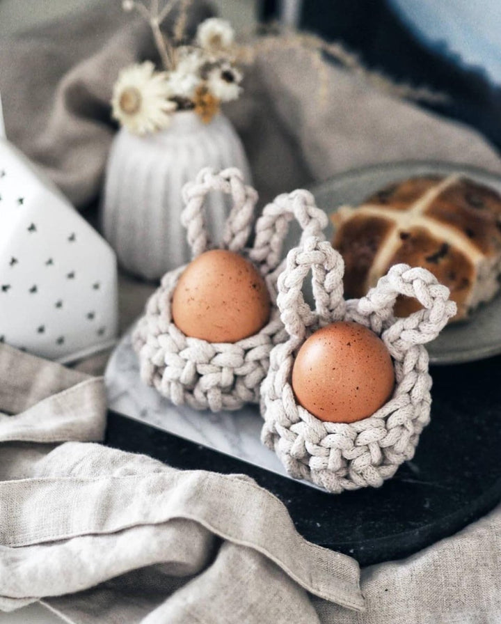 Crochet Easter Bunny Egg Cup PATTERN - Zuri House