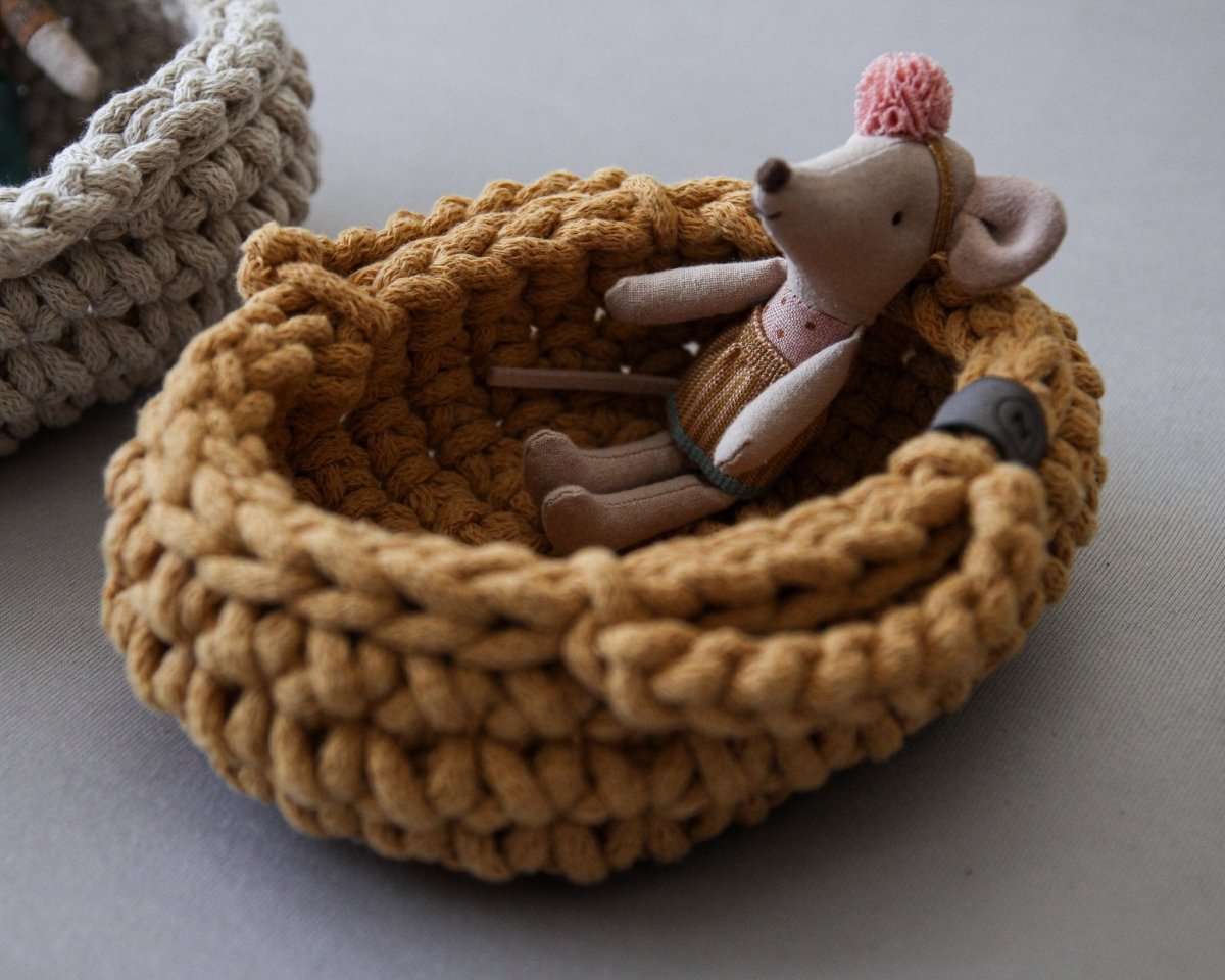 Crochet Mini Nest | MUSTARD - Zuri House