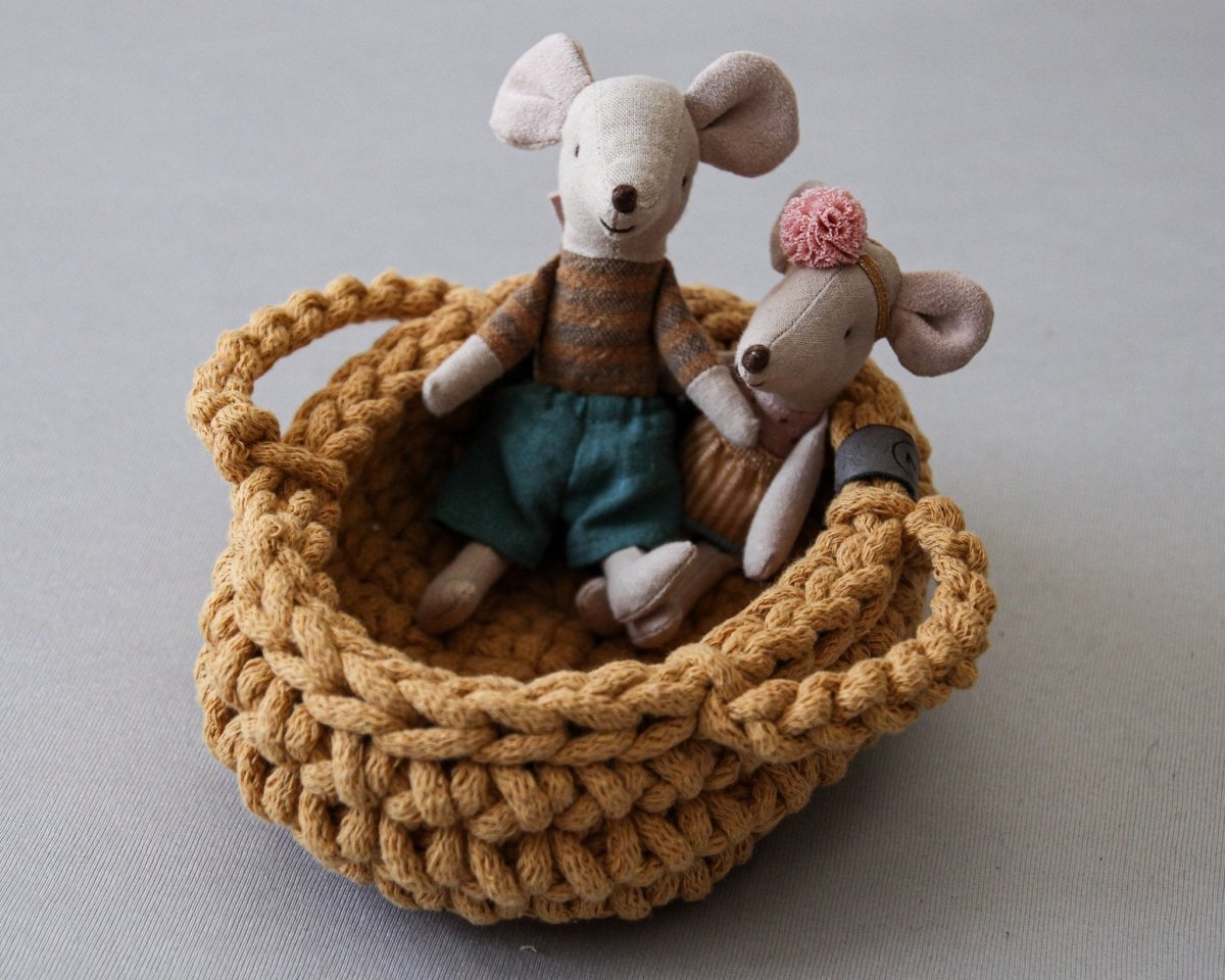 Crochet Mini Nest | MUSTARD - Zuri House