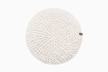 Crochet round cushion IVORY - Zuri House