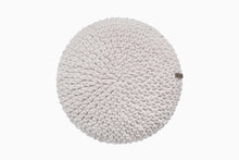 Crochet round cushion OATMEAL - Zuri House