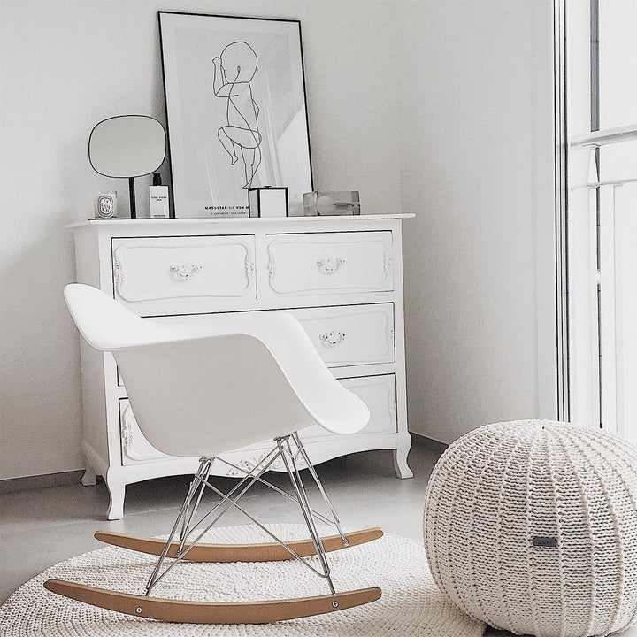 Crochet rug MOON | IVORY - Zuri House