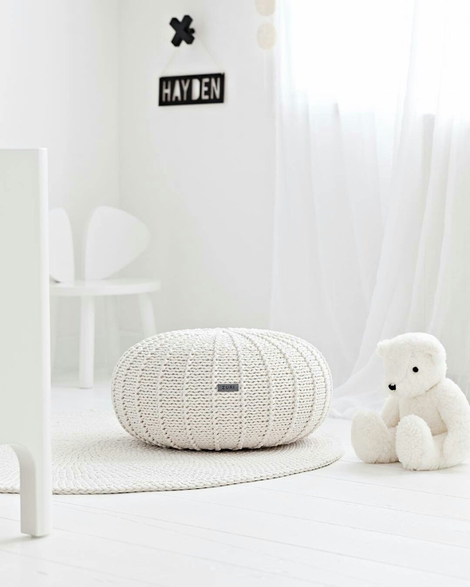 Crochet rug MOON | IVORY - Zuri House