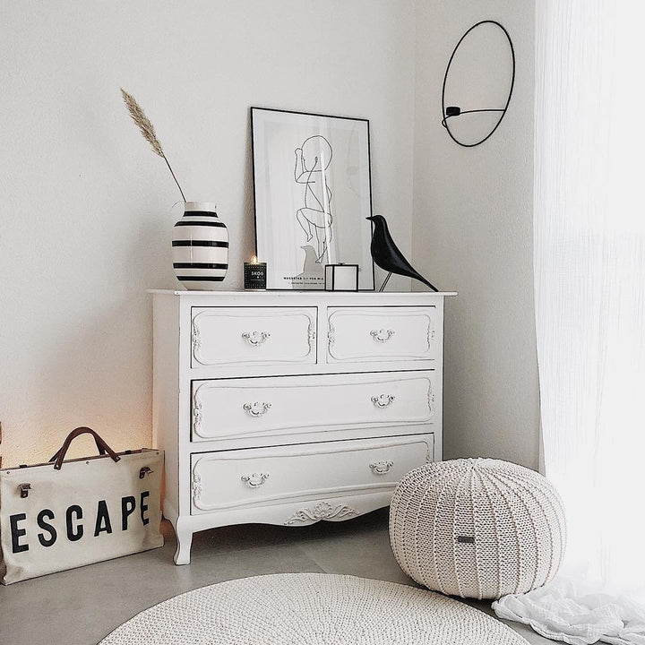Crocheted rug IVORY - Zuri House