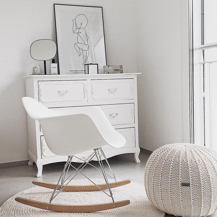 Crocheted rug IVORY - Zuri House