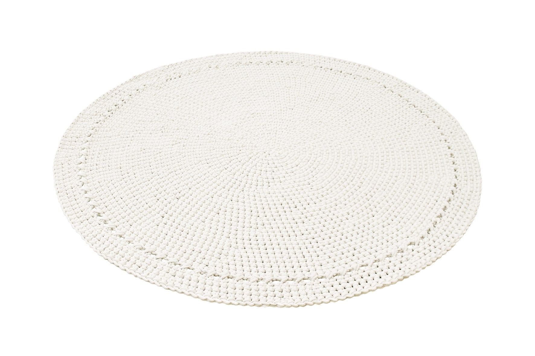 Crocheted rug NEBO | IVORY - Zuri House