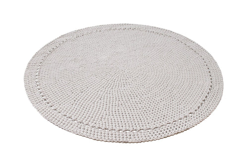 Crocheted rug NEBO | OATMEAL - Zuri House