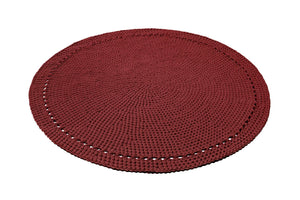 Crocheted rug NEBO | TERRACOTTA - Zuri House