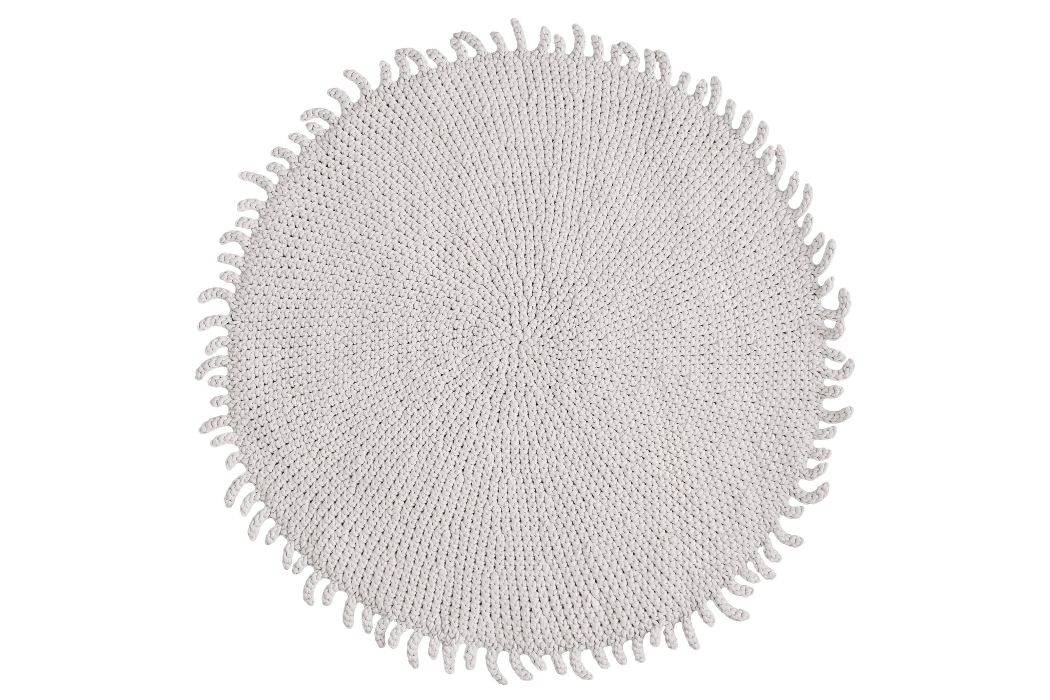 Crocheted rug OATMEAL - Zuri House