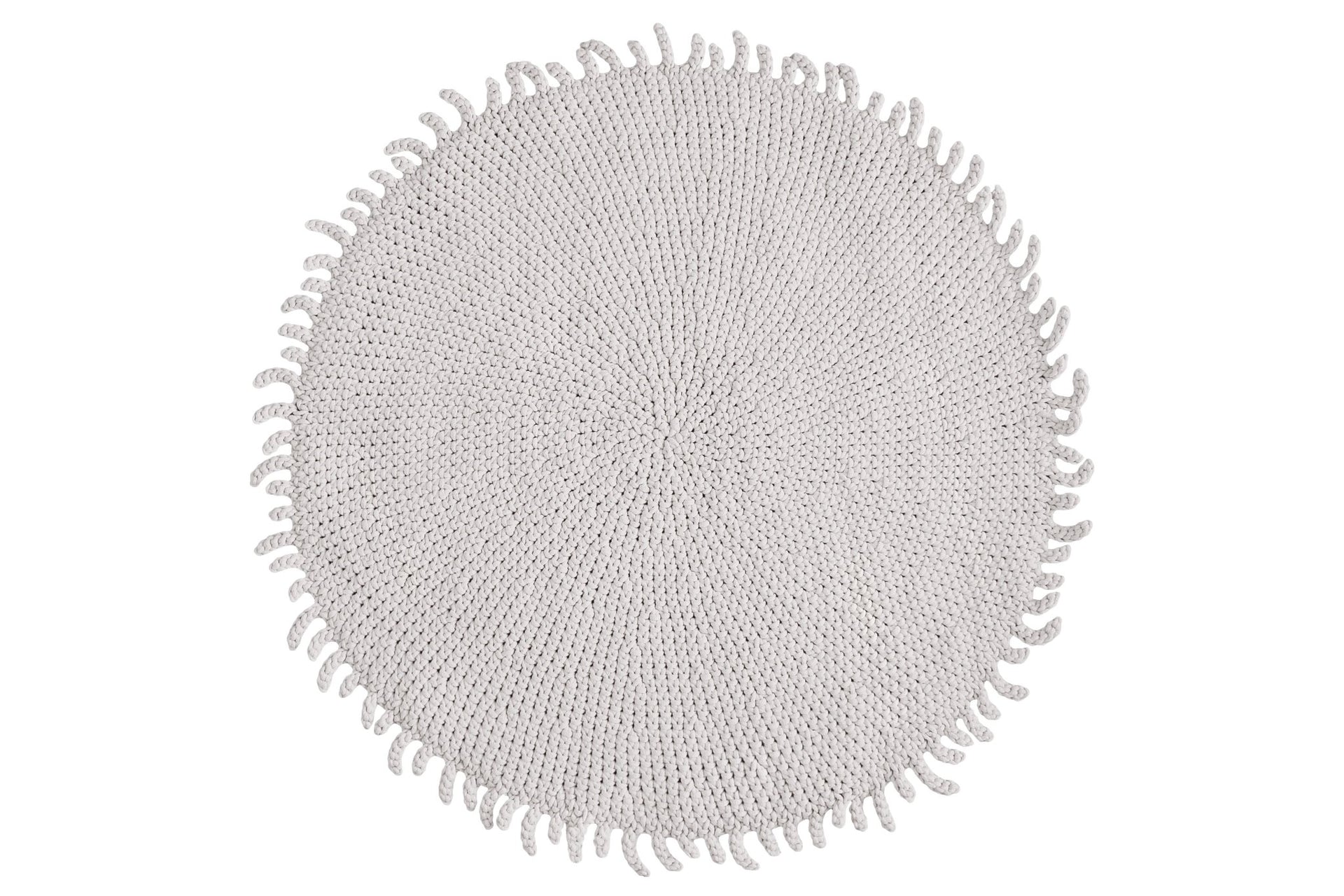 Crocheted rug OATMEAL - Zuri House
