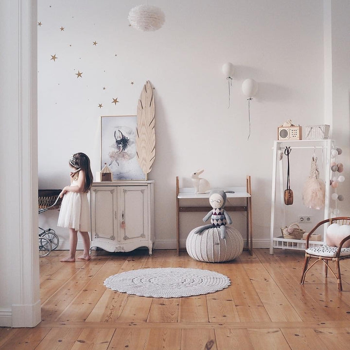 Doily rug BEIGE - Zuri House