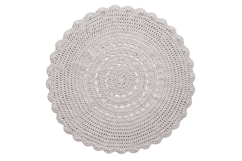 Doily rug OATMEAL - Zuri House
