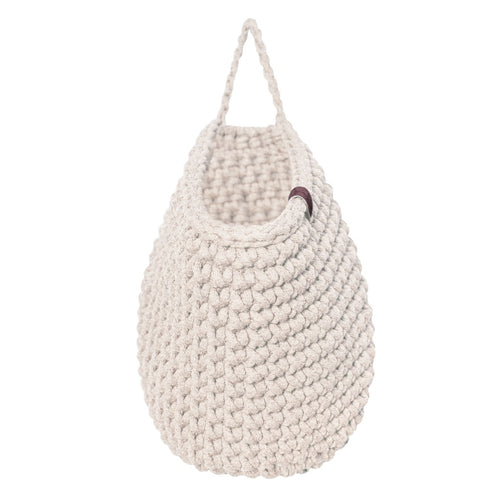 Crochet hanging bags | IVORY