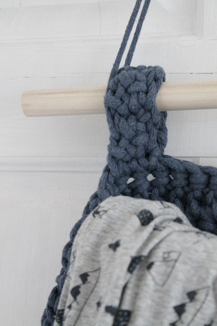 Hanging basket DENIM BLUE - Zuri House